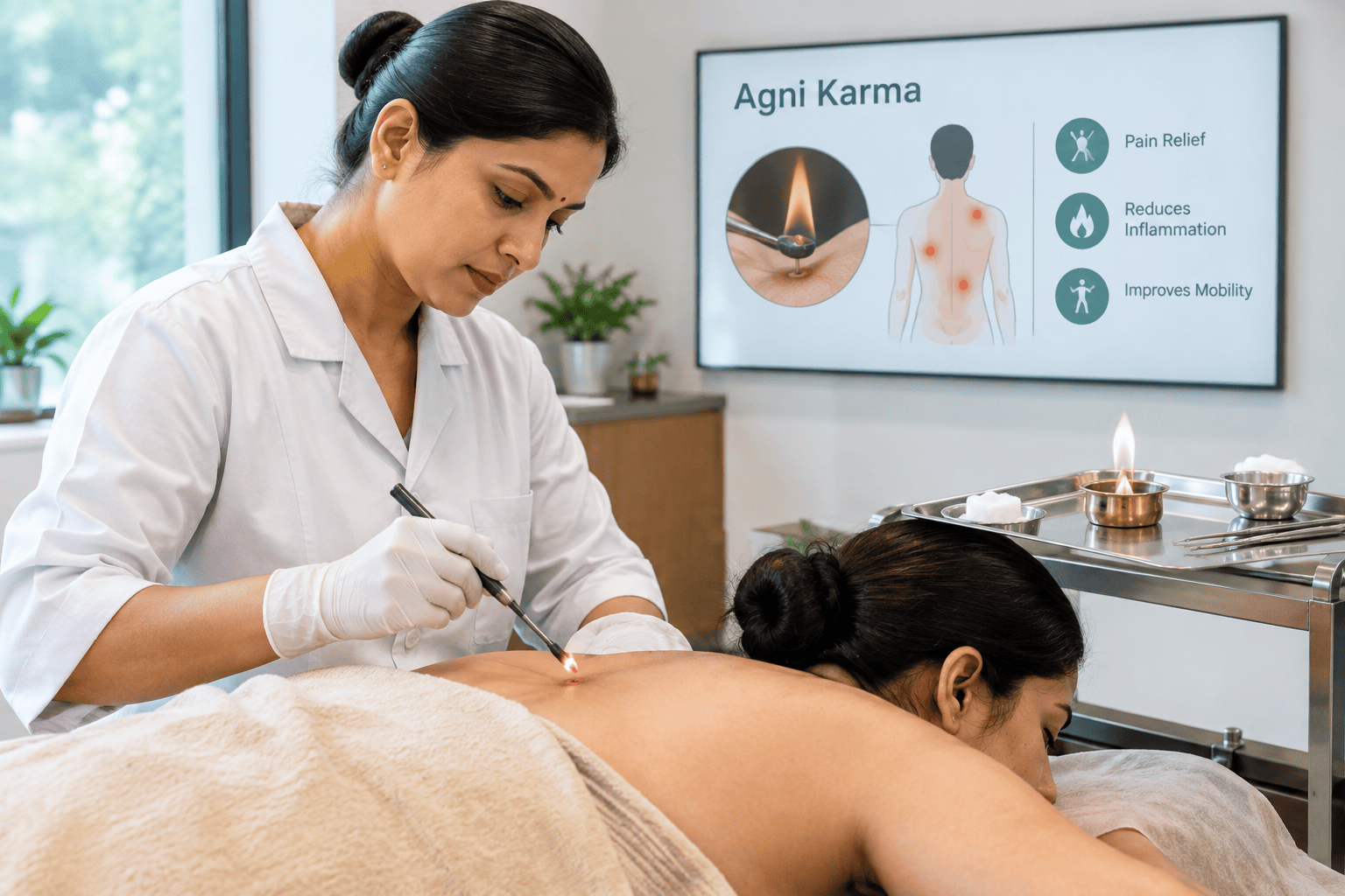 Traditional Ayurvedic Agni Karma care