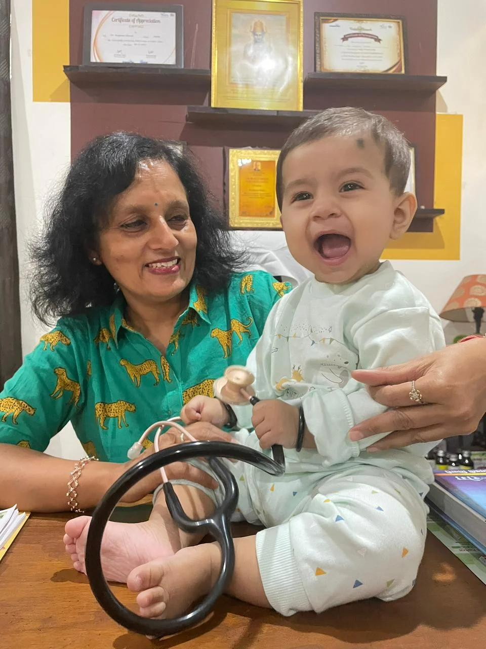 Dr. Anupma Sharma consulting at Divy Ayurveda Wellness Clinic